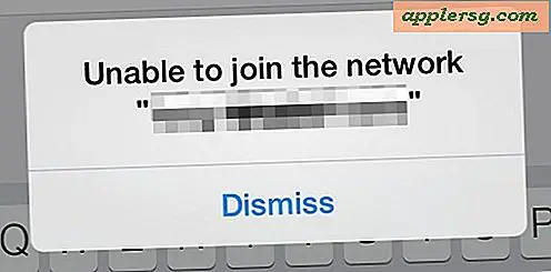 Hoe een "Kan niet deelnemen aan het netwerk" Fout in iOS te repareren