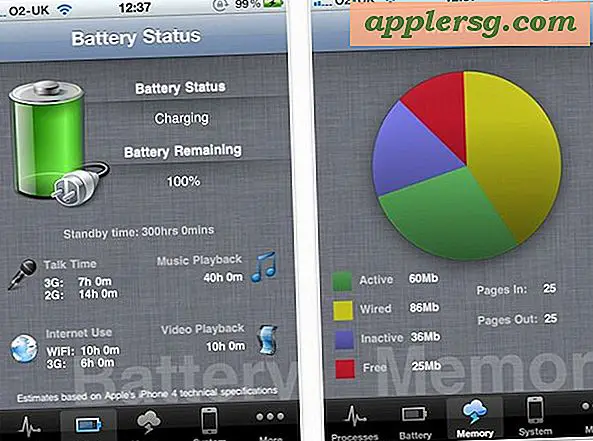 Periksa Memori iPhone, CPU, Baterai, Statistik Penggunaan, dll dengan DeviceStats