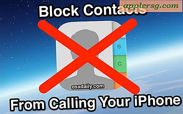 Hoe contacten te blokkeren van het bellen naar uw iPhone