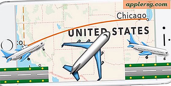 Se Flight Info på iPhone med et raskt trykktrick