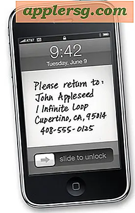 iPhone Tipp: Legen Sie eine Notiz "Wenn gefunden" als Hintergrundbild Ihres iPhones fest