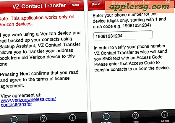Overfør kontakter fra gammel telefon til ny Verizon iPhone med VZ Contact Transfer