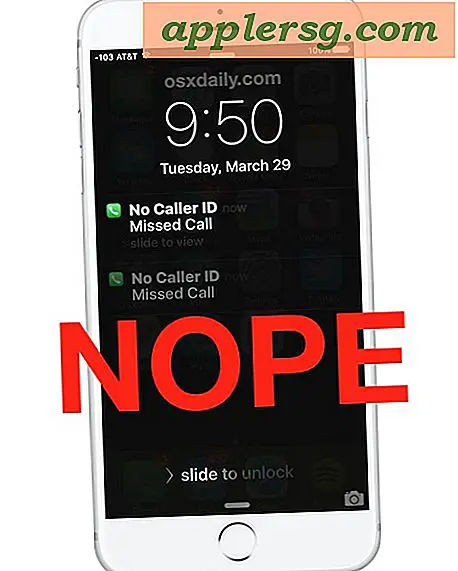 Hur blockera okända anropare & "No Caller ID" på iPhone