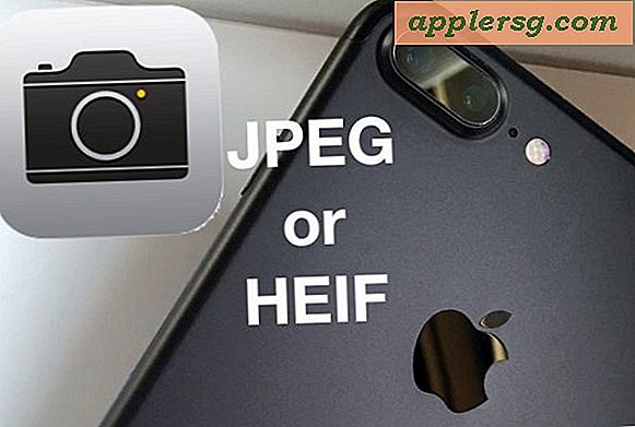 Hoe iPhone maken Maak JPEG-foto's in iOS 11