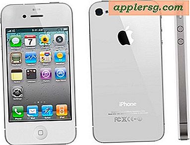Hvid iPhone 4 Udgivelsesdato: Forår 2011