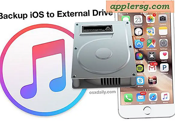 So sichern Sie ein iPhone auf einer externen Festplatte mit Mac OS X