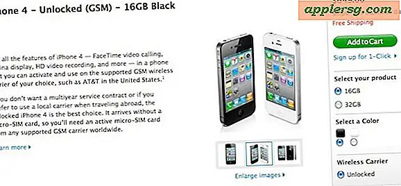 Ontgrendeld iPhone 4 nu te koop in de VS.