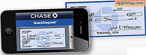 Indskrive en check direkte fra en iPhone