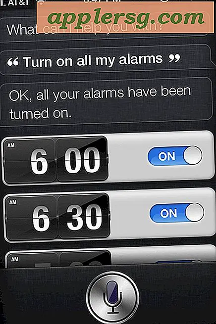 Willst du schlafen?  Sag Siri, alle iPhone-Alarme auszuschalten