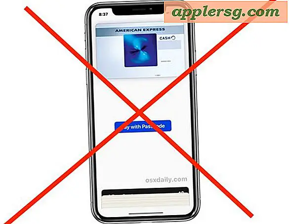 Deaktivieren des Apple Pay Lock Screen-Zugriffs auf dem iPhone X durch seitliche Drucktasten