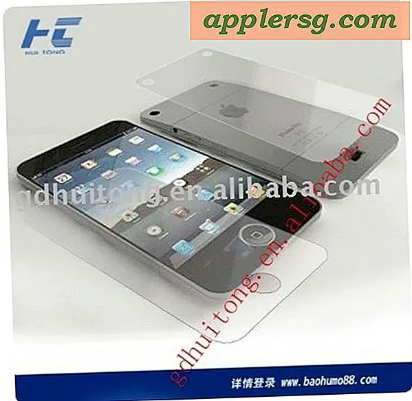 To nye påberåbte iPhone 5-designs vises på den kinesiske leverandørside