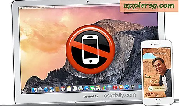 Sådan stopper du iPhoneopkald Ringer en Mac i OS X Yosemite