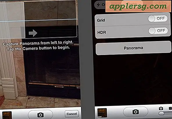 iPhone Panorama Foto Optie Verborgen in iOS 5 Camera App