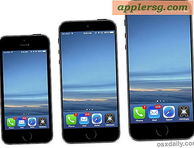 Twee nieuwe iPhone-modellen hebben schermen die groter zijn dan 4,5 "en 5"