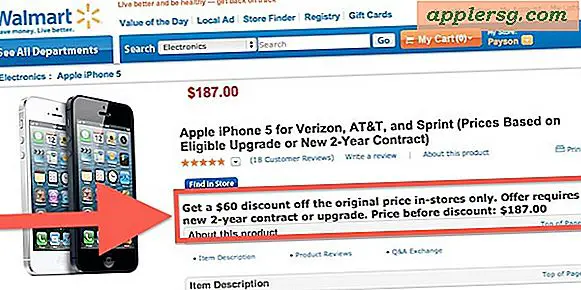 Det billigste sted at købe en iPhone 5 er Walmart: $ 127!