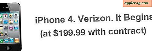 Verizon iPhone 4 Prix: 200 $ avec contrat, 650 $ sans contrat