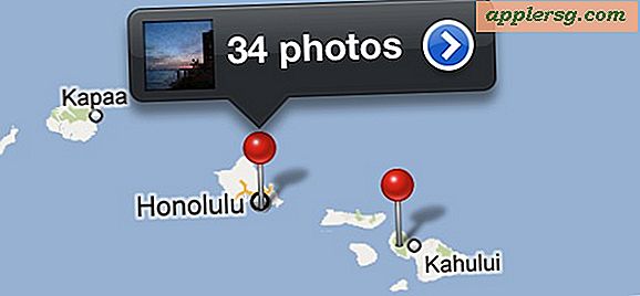 Visa bilder efter plats på iPhone