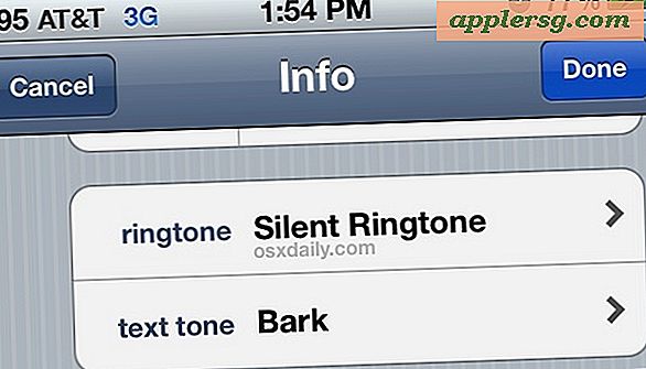 Brug en lydløs ringetone til at ignorere specifikke opkald til din iPhone
