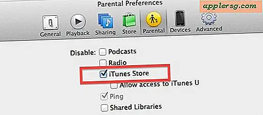 Schakel de iTunes Store uit om ongewenste aankopen te voorkomen