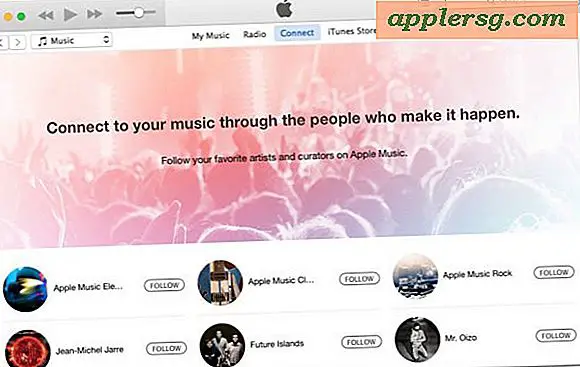 Sådan deaktiveres "Connect" faner og Apple Music i iTunes