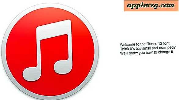 Ändra iTunes 12-teckensnittet för att vara större eller mindre