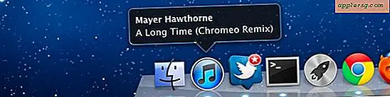 Toon een "Now Playing" iTunes-melding in het OS X-dock
