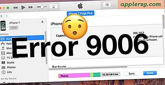 Sådan repareres iTunes Error 9006