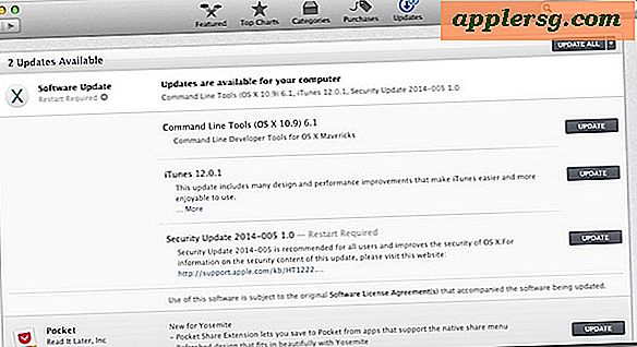iTunes 12.0.1 und Sicherheitsupdate 2014-005 für OS X veröffentlicht
