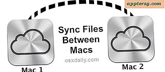 Synkronisera filer mellan Mac med iCloud
