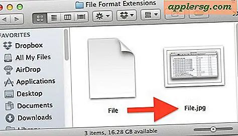 Toon bestandsnaamextensies in Mac OS X