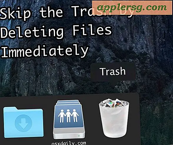 Brug "Slet straks" på filer til at omgå papirkurven i Mac OS X