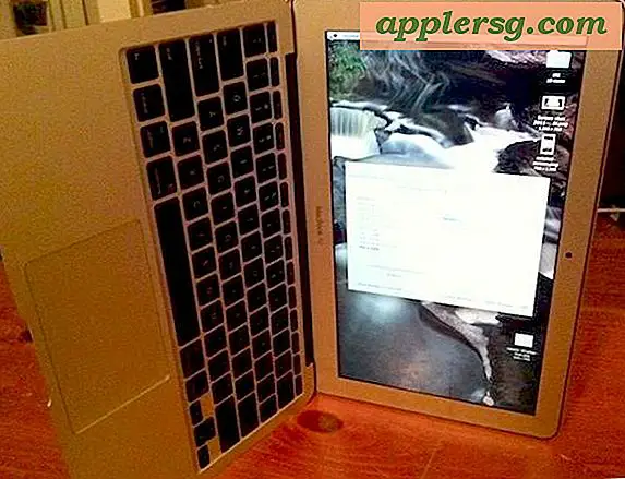 Drehen Sie die Ausrichtung des MacBook-Displays