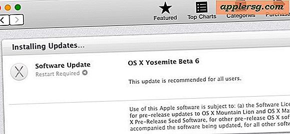 OS X Yosemite Public Beta 6 Udgivet
