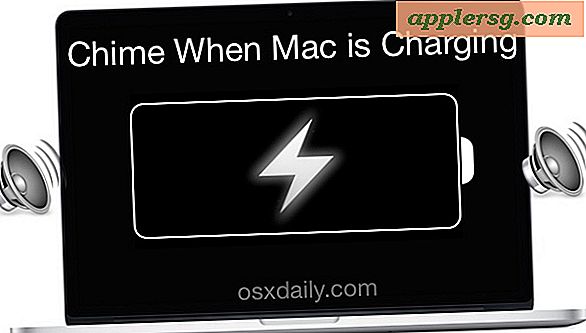 Sådan spiller du en strømopladning lydeffekt i OS X Når en MacBook er plugget ind (ligesom iOS)