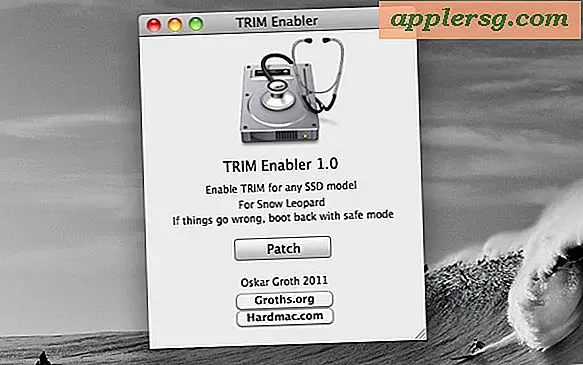 Aktivér TRIM SSD i Mac OS X 10.6.7
