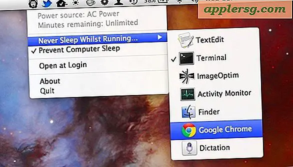 Stop een Mac die alleen slaapt wanneer specifieke apps worden uitgevoerd met Wimoweh