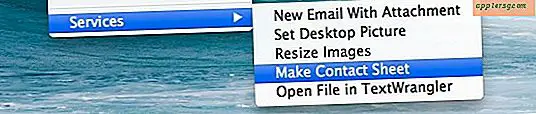 Sådan fjerner du tjenester fra den kontekstmæssige menu i Mac OS X
