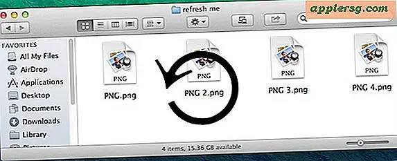 Refreshing Finder Windows di Mac OS X