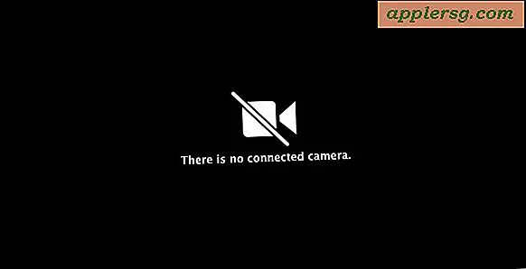 Bevestiging "Er is geen camera aangesloten" Fout met een Mac FaceTime-camera