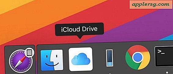 Sådan tilføjes iCloud Drive til Dock på Mac