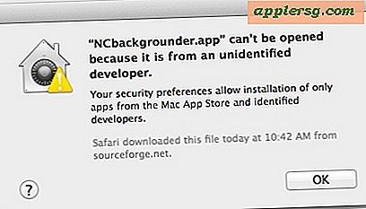 Fix "App kan ikke åbnes, fordi det er fra en uidentificeret udvikler" Fejl i Mac OS X