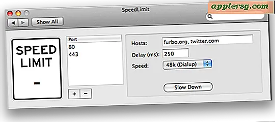Verbindingsbandbreedte beperken met SpeedLimit