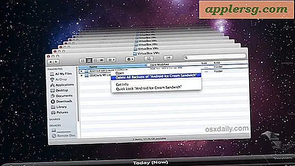 Sådan fjerner du en fil eller mappe fra Time Machine Backups i Mac OS X