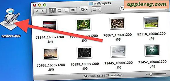 Batch Resize afbeeldingen in Mac OS X Automator gebruiken