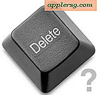 Använda Delete-tangenten på en Mac och lägga till en vidarekopplingsknapp