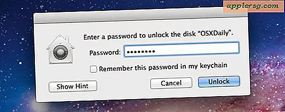 Wachtwoordbeveiliging van een externe schijf in Mac OS X met versleutelde partities