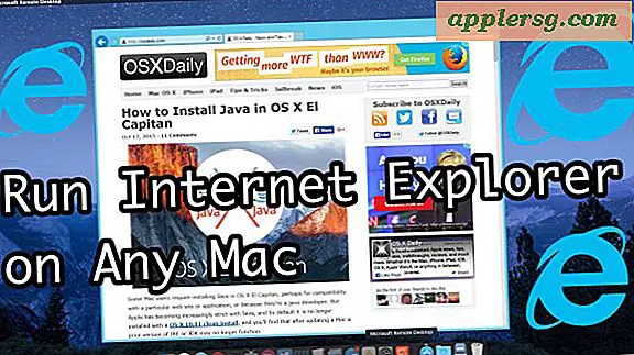 Hoe u Internet Explorer 11 in Mac OS X op de eenvoudige manier kunt gebruiken