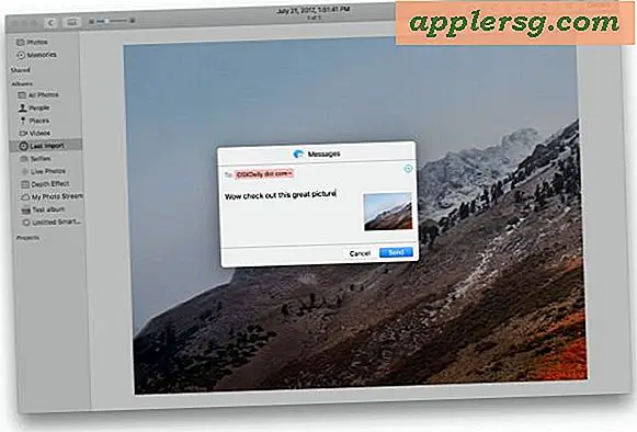 Hoe foto's delen van foto's op Mac