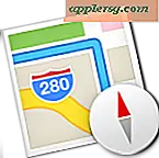 Eksporter et kort over enhver placering i PDF-format fra Mac OS X
