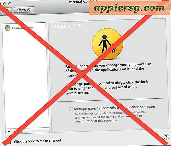 So deaktivieren Sie die Kindersicherung in Mac OS X